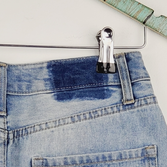 Coco + Jaimeson Denim Skirt Floral Embroidered NWT - Picture 9 of 10